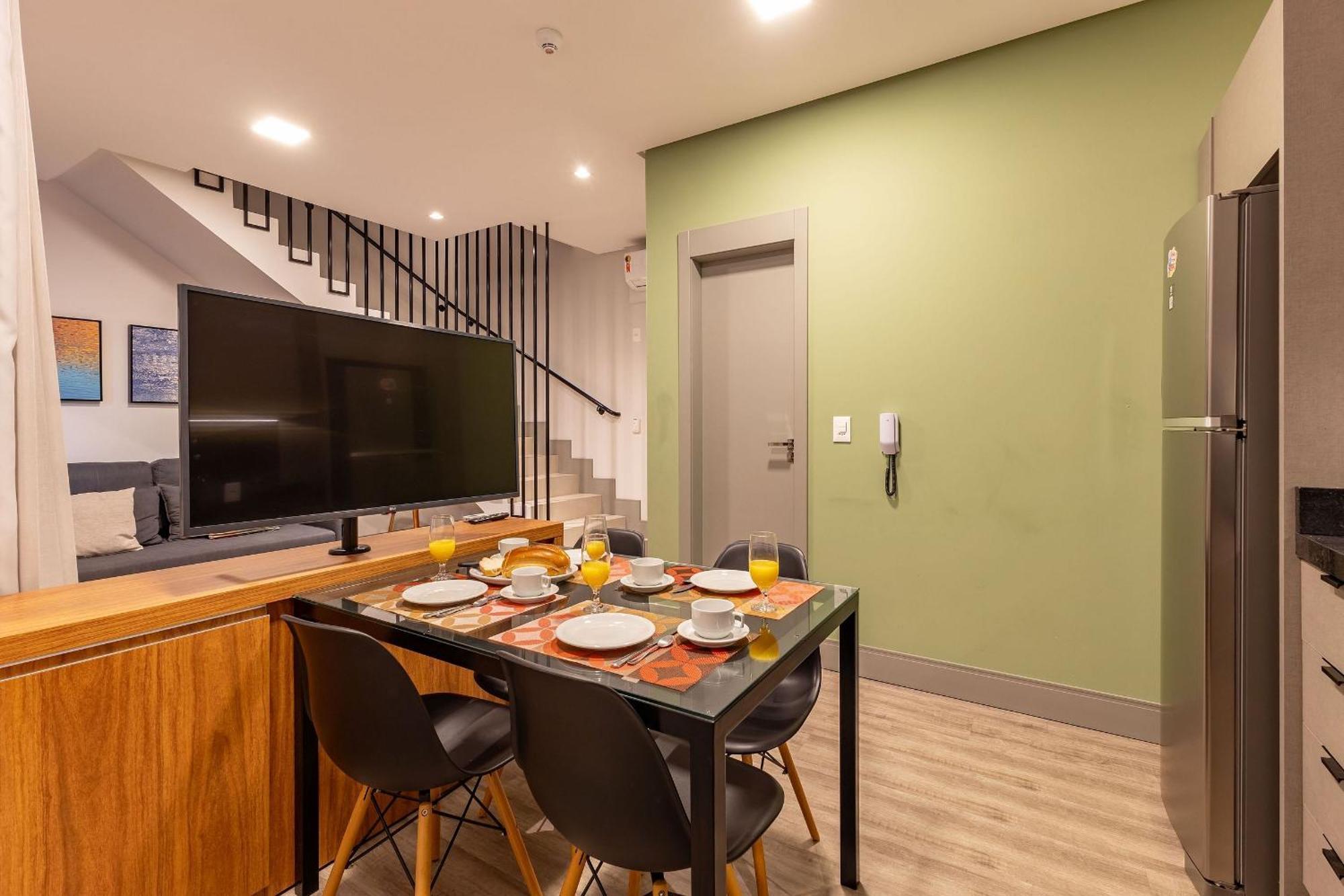 Apartment Confortavel Loft Duplex Em Com Piscina *
